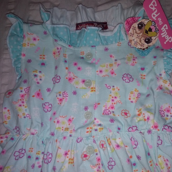 Jelly the Pug Dress with Leggings - Picture 3 of 3